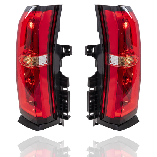 2015-2020 Chevrolet Tahoe Combination Tail Light Assembly Set Simple Design LH+RH 2015-2020 Chevrolet Suburban