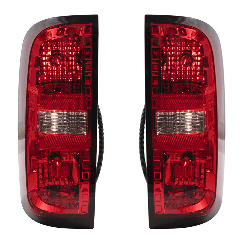 2015-2022 Chevrolet Colorado Combination Tail Light Assembly Set Simple Design LH+RH