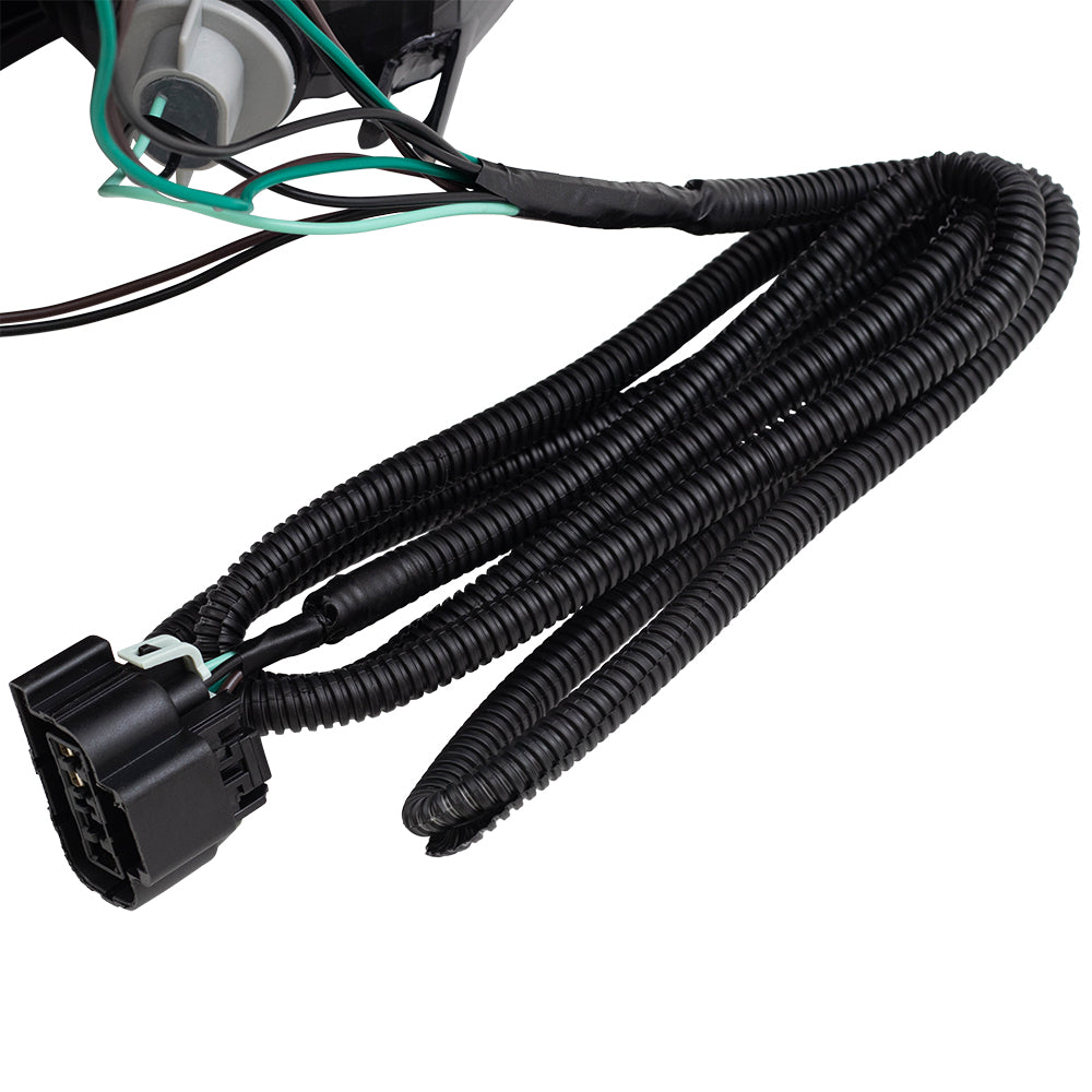 Brock Replacement Driver and Passenger Set Tail Lights Compatible with 2007-2013 Sierra Pickup Truck 25958484 25958485