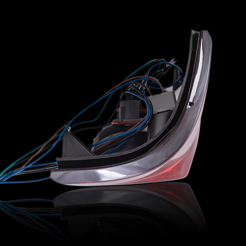 Brock Replacement Tail Light Set Driver and Passenger Compatible with 04-06 Silverado Fleetside 07 Silverado Classic Fleetside