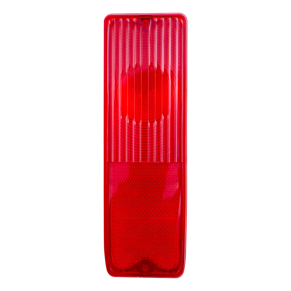 Brock Replacement Tail Light Lens Compatible with 1967-1972 C/K Fleetside Wideside Pickup Truck 5959111