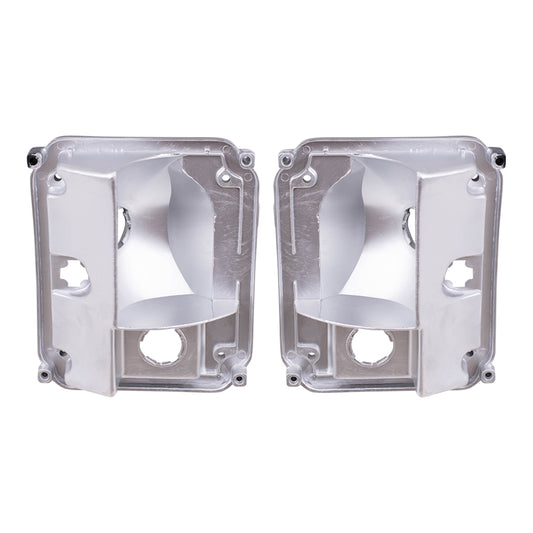 Brock Replacement Driver and Passenger Set Tail Light Housing Compatible with 1973-1991 C/K Pickup Truck Blazer Suburban Jimmy 5965771