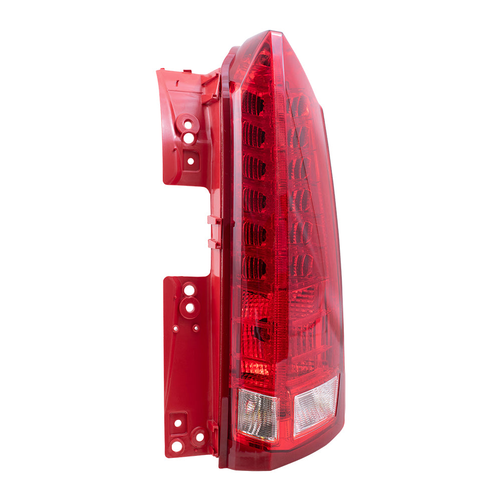 Brock Replacement Driver and Passenger Set Tail Lights Compatible with 2010-2016 SRX SUV 22774014 22774015