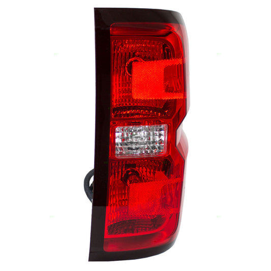 Brock Replacement Passenger Tail Light Compatible with 14-15 Silverado Sierra Pickup Truck 23141275