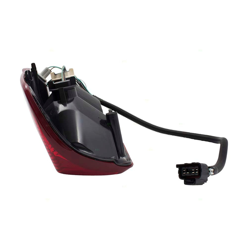 Brock Replacement Driver and Passenger Set Tail Lights w/ Red Signal Lens Compatible with 02-06 Escalade & 2003-2006 ESV 15044523 15079079