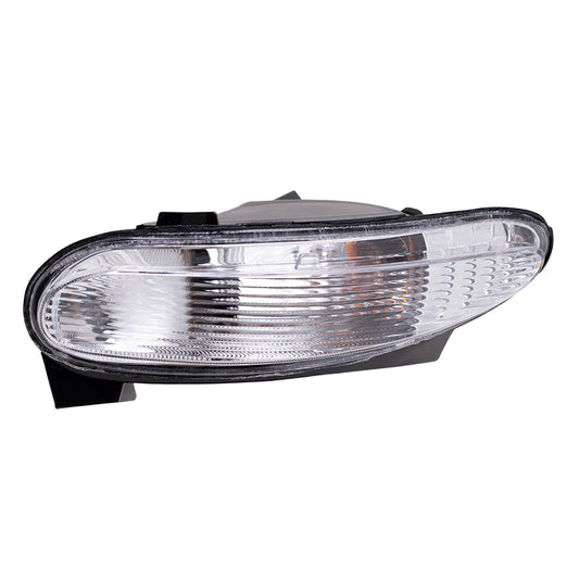 Brock Replacement Driver Park Signal Front Marker Light Compatible with 2005-2009 LaCrosse 10333735