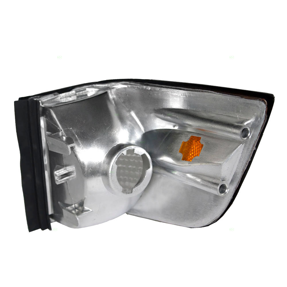 Brock Replacement Driver Park Signal Corner Marker Light Amber & Clear Lens Compatible with 1991-1996 Century 5976093