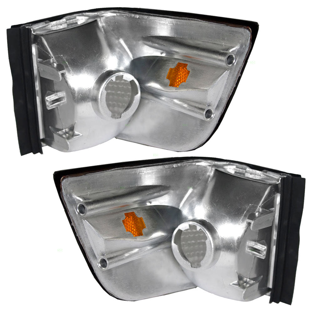 Brock Replacement Driver and Passenger Set Signal Corner Marker Lights Compatible with 1991-1996 Century 5976093 5976094