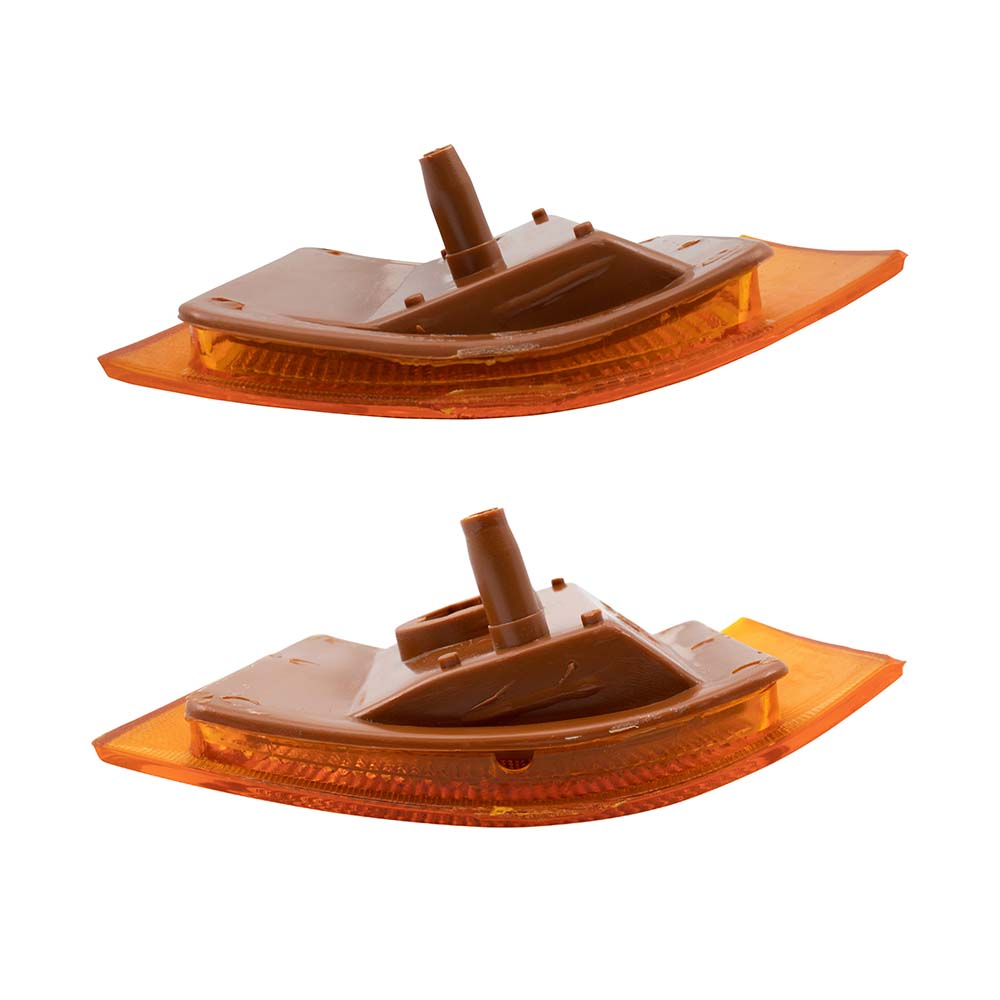 Side Markers Compatible with 1994-2002 Chevy Old Body Style Pickup Truck Driver and Passenger Set