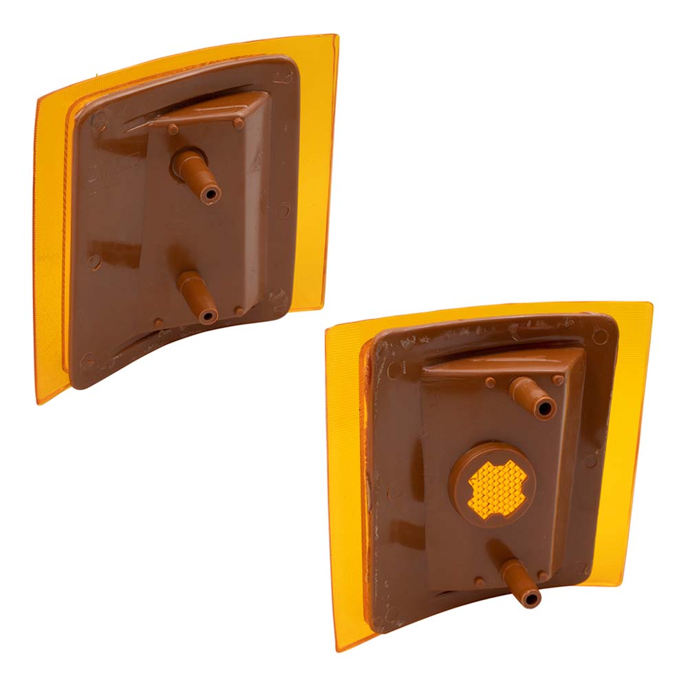 Side Markers Compatible with 1994-2002 Chevy Old Body Style Pickup Truck Driver and Passenger Set