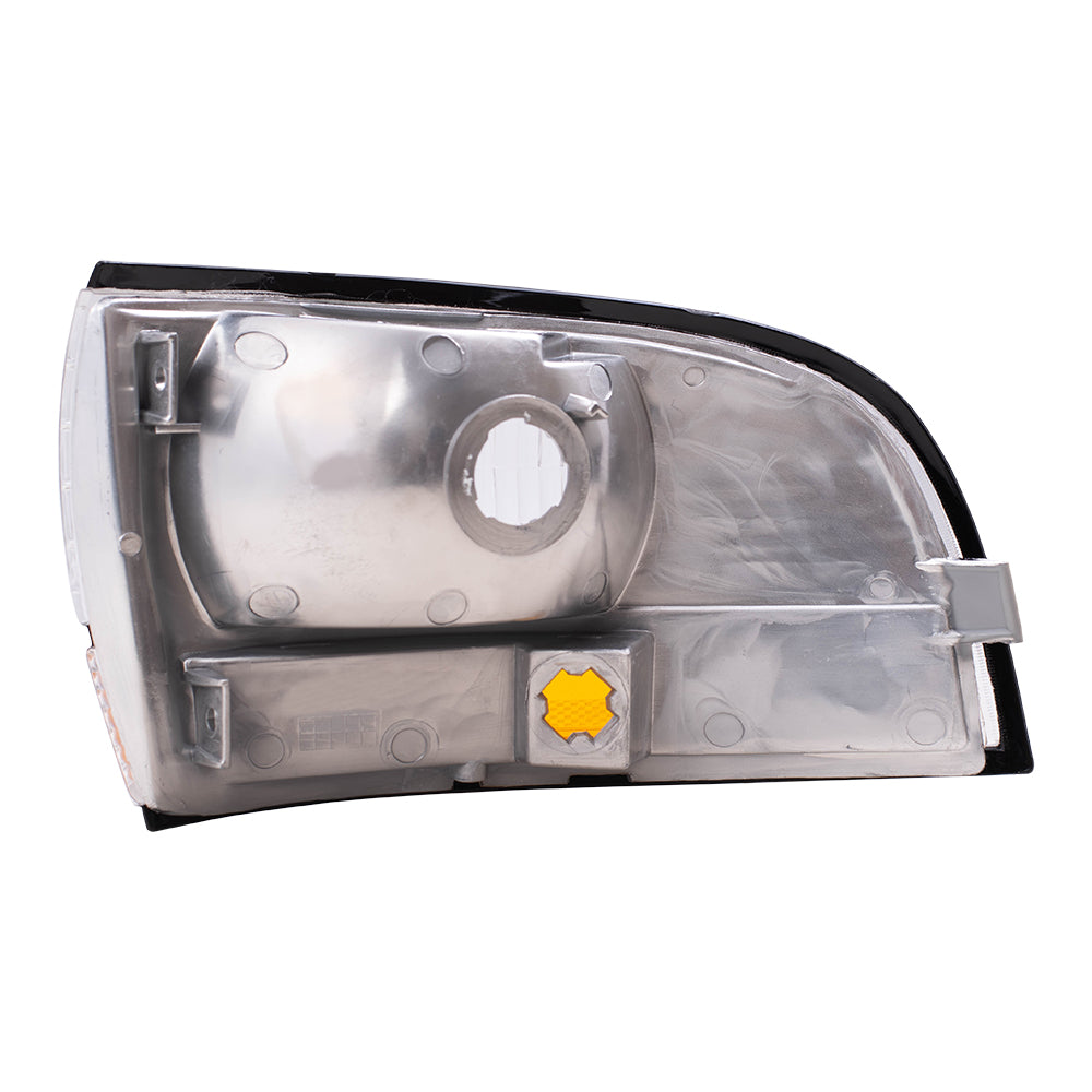 Brock Replacement Driver and Passenger Set Park Signal Front Marker Lights Compatible with 92-96 LeSabre 91-96 Park Avenue 16512683 16512684
