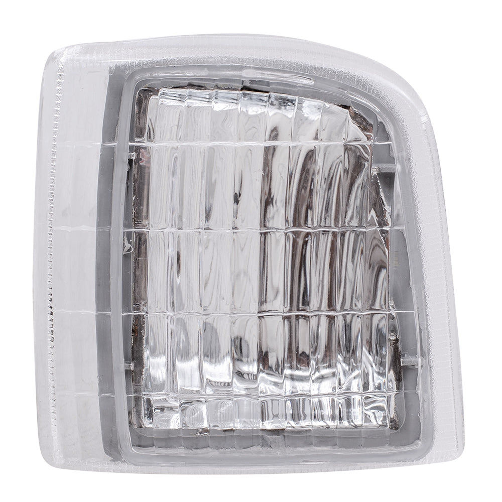 Brock Replacement Driver and Passenger Set Park Signal Cornering Lights Compatible with 1995-2005 Astro Safari Van 16524075 16524076