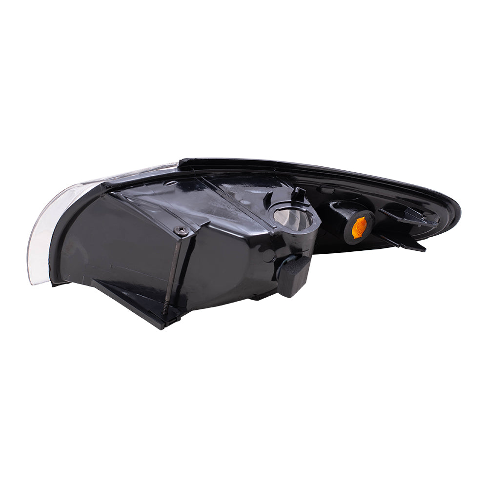 Brock Replacement Driver and Passenger Set Park Signal Side Marker Lights Compatible with 1997-2003 Grand Prix 16521833 16521834