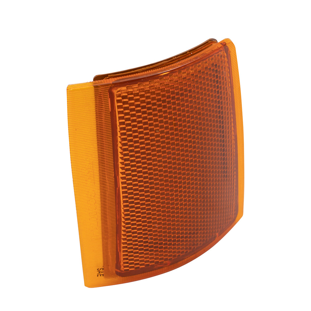 Brock Aftermarket Replacement Driver Left Passenger Right Upper Side Marker Light Unit Set Compatible with 1994-2002 GMC C/K Pickup