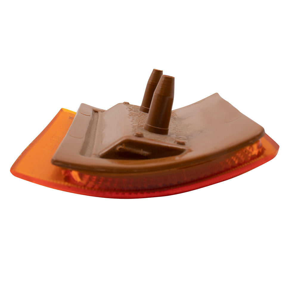 Brock Aftermarket Replacement Driver Left Passenger Right Upper Side Marker Light Unit Set Compatible with 1994-2002 GMC C/K Pickup