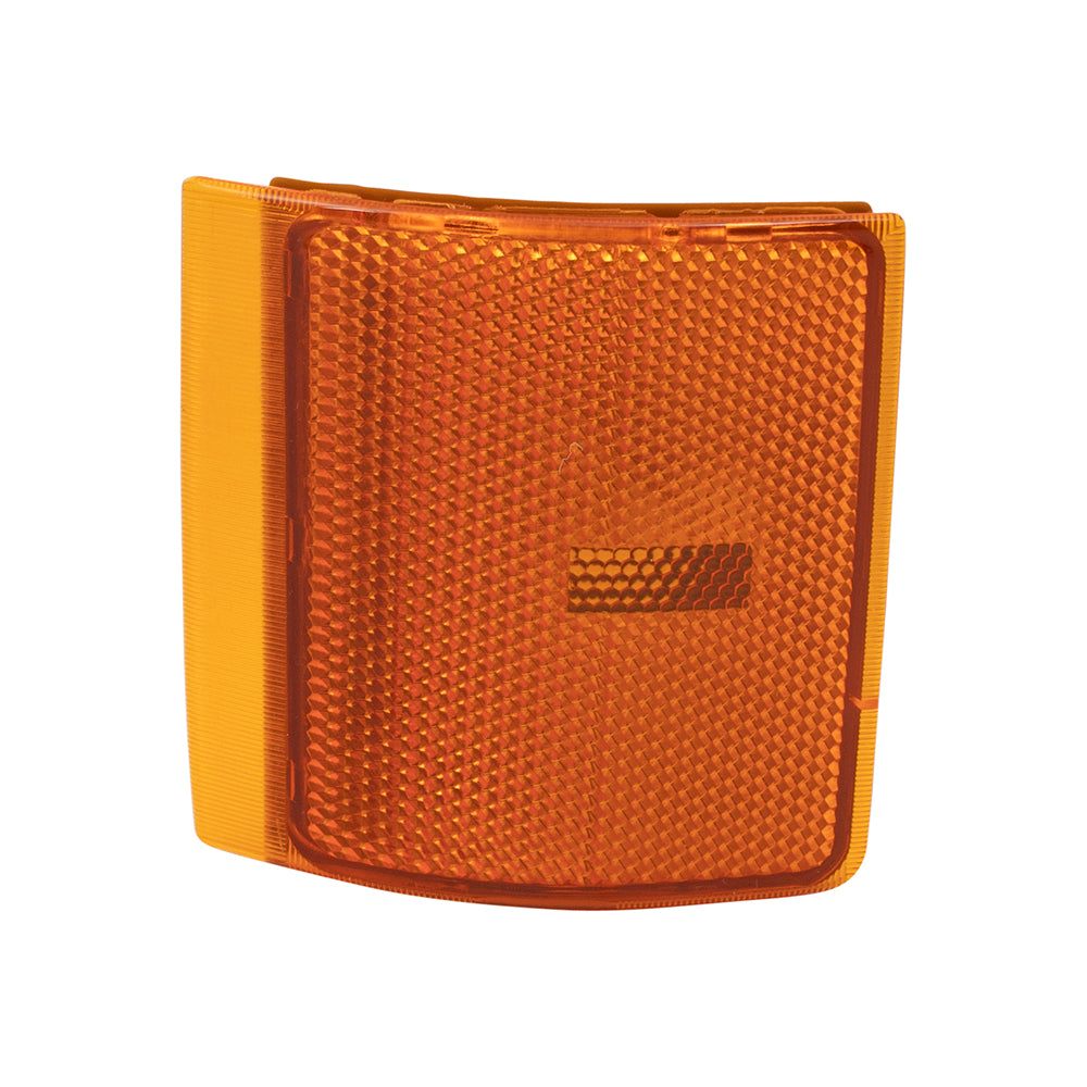 Brock Aftermarket Replacement Driver Left Passenger Right Lower Side Marker Light Unit Set Compatible with 1994-2002 GMC C/K Pickup