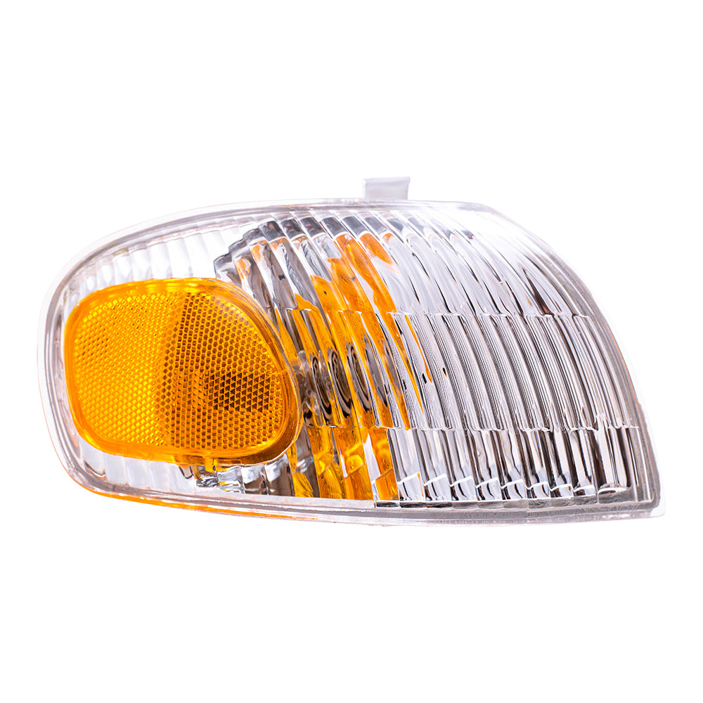 Brock Replacement Passenger Side Park Signal Light Assembly Compatible with 1998-2002 Prizm 94857189