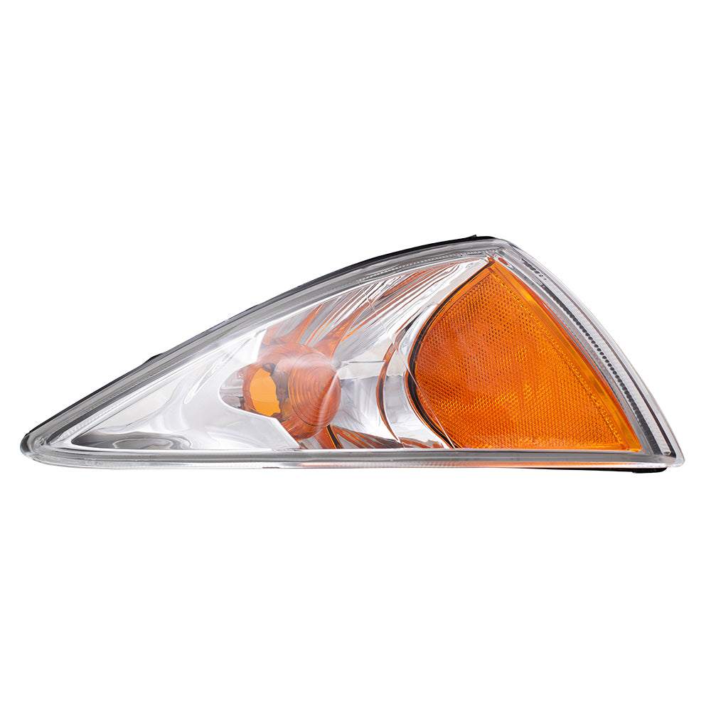 Brock Replacement Driver and Passenger Set Park Signal Side Marker Lights Compatible with 2000-2002 Cavalier 22667009 22667010