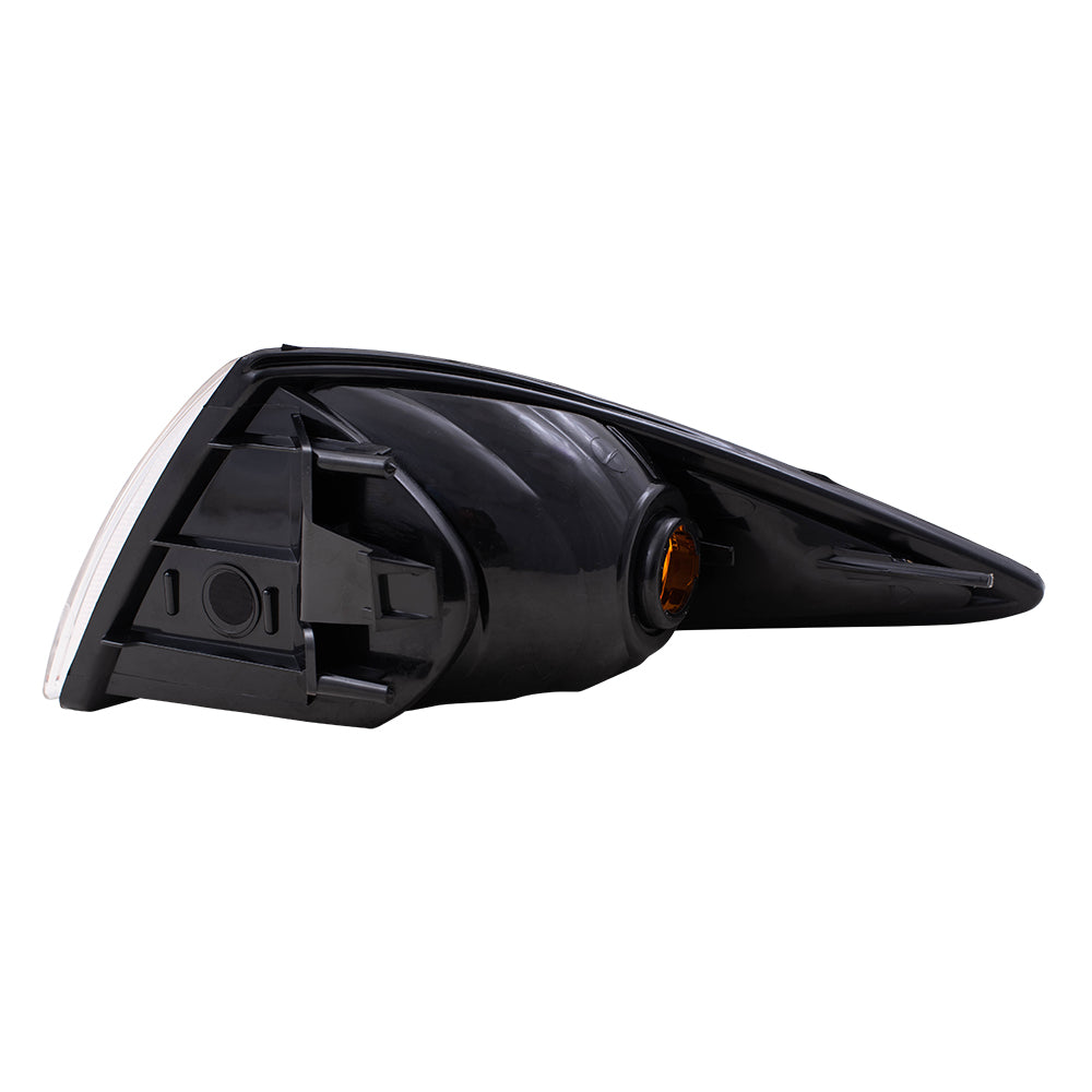 Brock Replacement Driver and Passenger Set Park Signal Side Marker Lights Compatible with 2000-2002 Cavalier 22667009 22667010