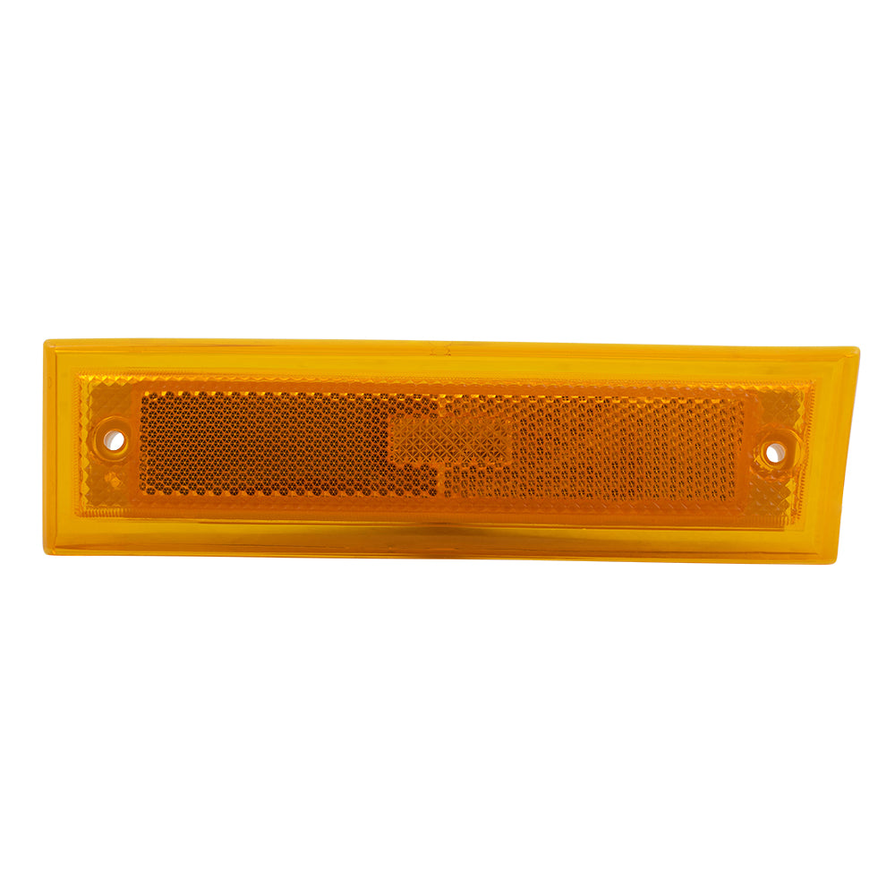 Brock Replacement Driver Signal Side Marker Light Compatible with 1981-1991 C/K/R/V Suburban Jimmy Blazer