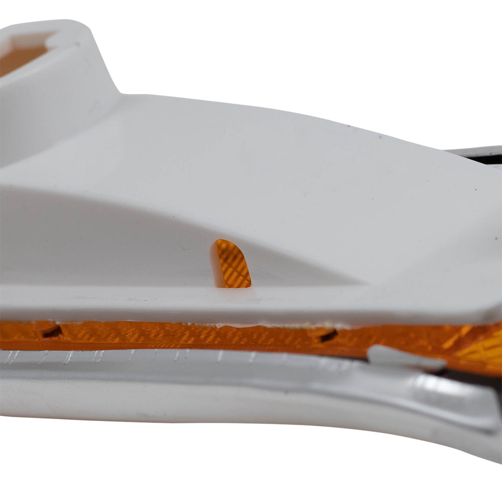 Side Marker Light Lens and Housing Amber with Chrome Trim Set Front Driver Left Passenger Right for 1981-1986 GM C/K Pickup 1986-1991 GM R/V Pickup 1981-1981 Chevrolet Blazer 1981-1991 GMC Jimmy 1981-1986 GM C/K Suburban 1987-1991 GM R/V Suburban