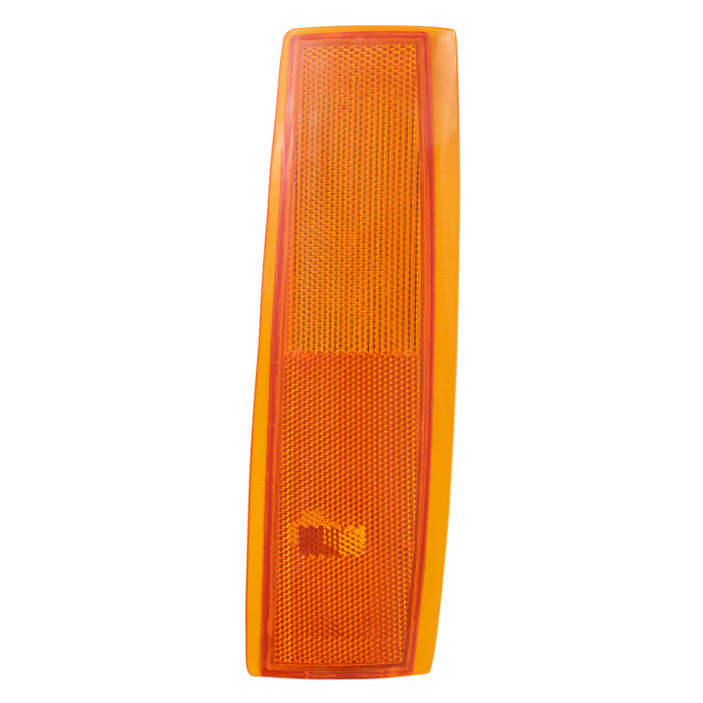 Brock Replacement Driver and Passenger Set Signal Side Marker Light Compatible with 88-93 C1500 K2500 Pickup Yukon Suburban