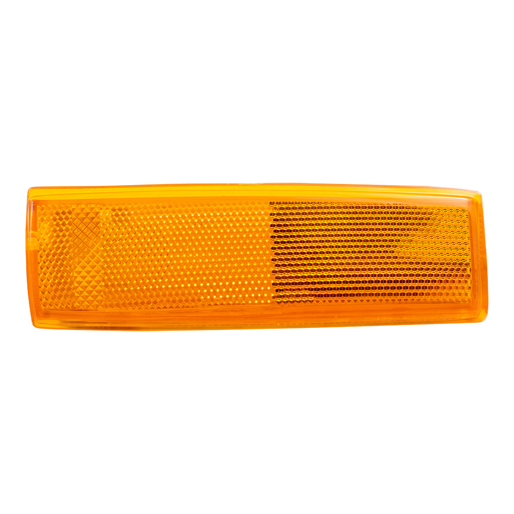 Brock Replacement Passenger Signal Side Marker Light Compatible with 83-94 S10 Blazer S15 Jimmy S10 S15 Pickup Truck