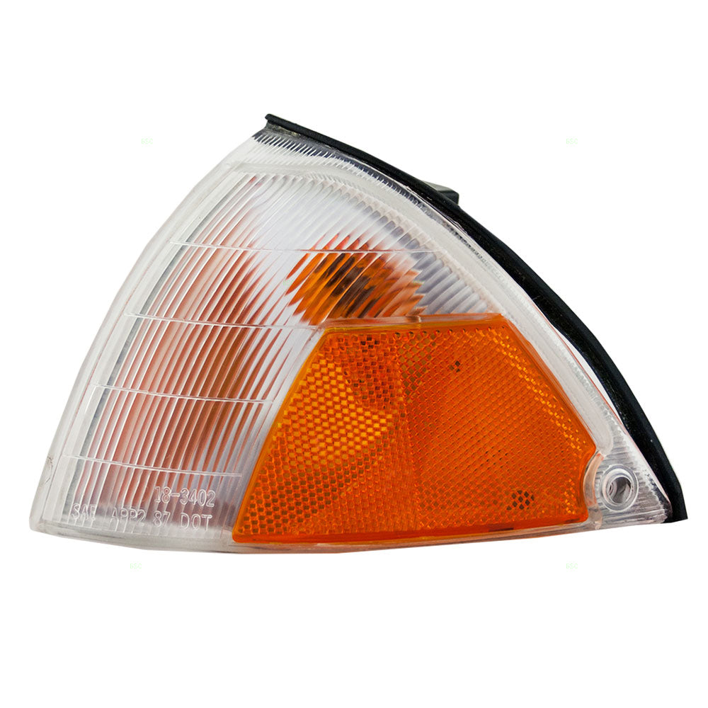 Brock Park Side Marker Light fits 89-94 Metro Swift Driver Amber & Clear Signal Lens