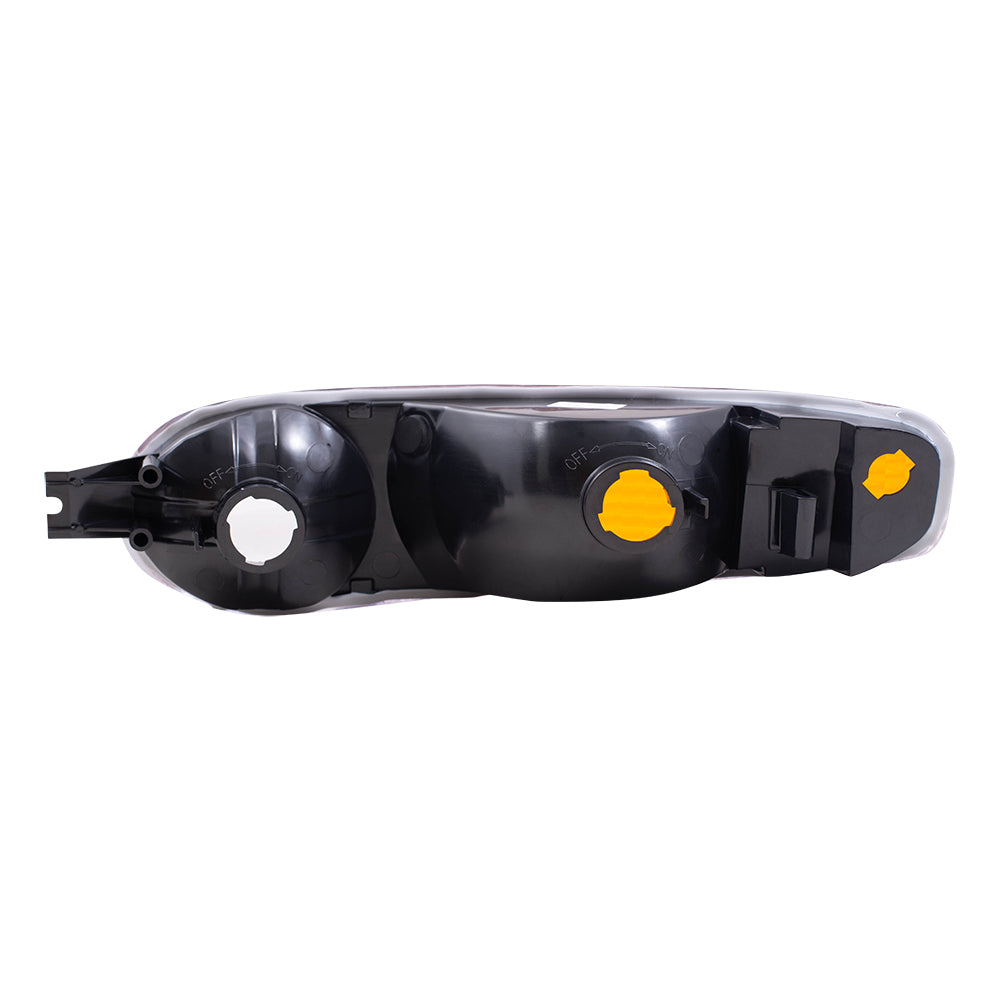 Brock Replacement Passenger Park Signal Side Marker Light Compatible with 01-06 Yukon Denali Yukon XL 1500 Denali Sierra C3 & Sierra Denali
