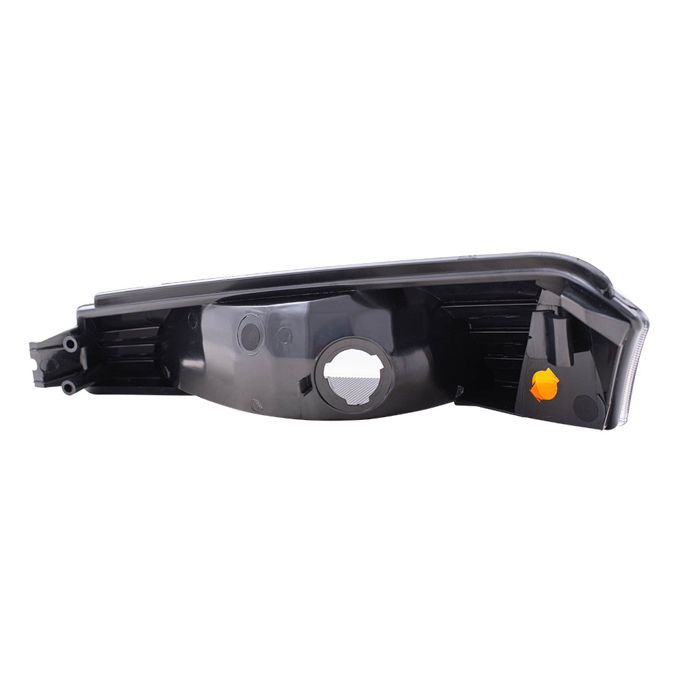Brock Replacement Driver and Passenger Set Park Signal Front Marker Lights Compatible with 2002-2006 Avalanche Pickup Truck w/Body Cladding