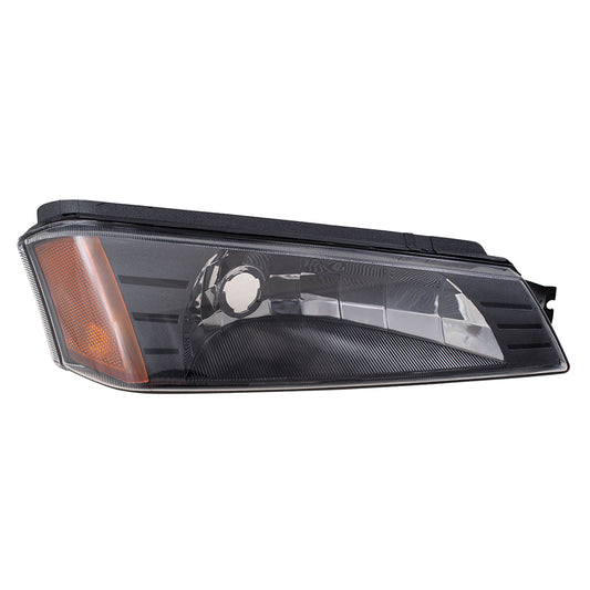 Brock Replacement Passenger Park Signal Front Marker Light Compatible with 2002-2006 Avalanche Pickup Truck w/Body Cladding
