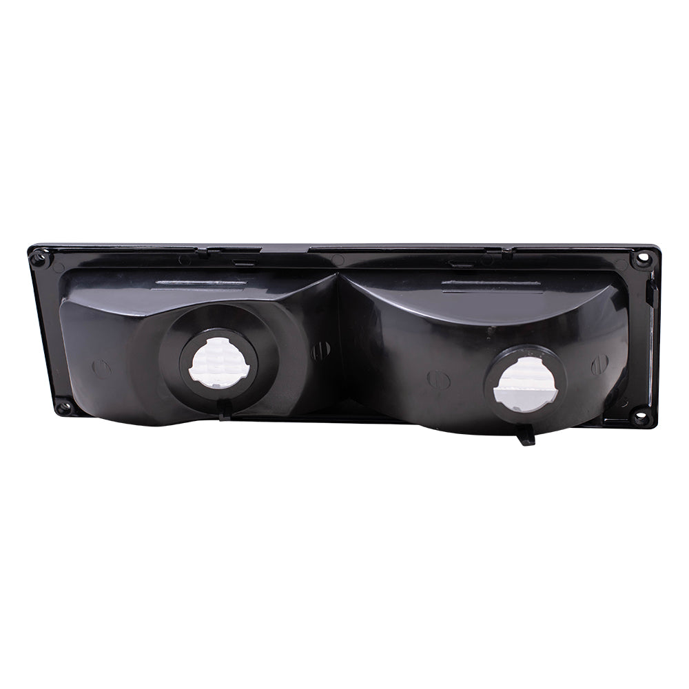 Brock Replacement Passenger Park Signal Front Marker Light Compatible with 1988-1989 C/K Pickup Truck w/Dual Sealed Beam Headlight