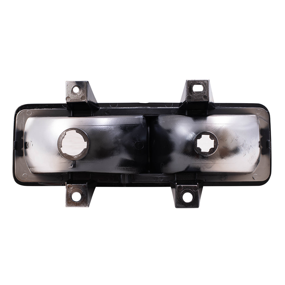 Brock Replacement Driver and Passenger Set Park Signal Front Marker Lights Compatible with 1989-1991 R/V Pickup Truck Suburban Blazer Jimmy