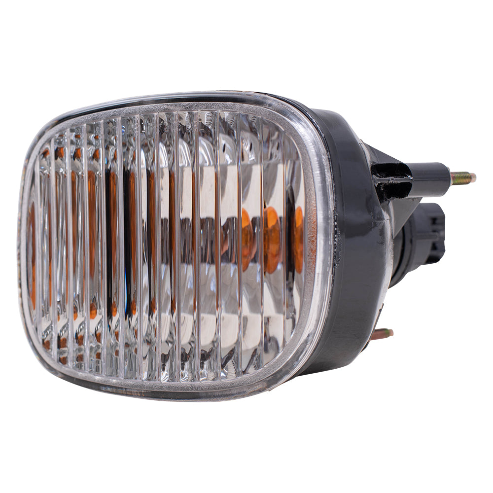 Brock Replacement Driver and Passenger Set Daytime Running Lights Compatible with 05-07 Terraza Relay Montana SV6 Uplander Van 15794332 15794333