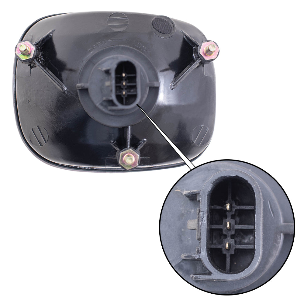 Brock Replacement Driver and Passenger Set Daytime Running Lights Compatible with 05-07 Terraza Relay Montana SV6 Uplander Van 15794332 15794333