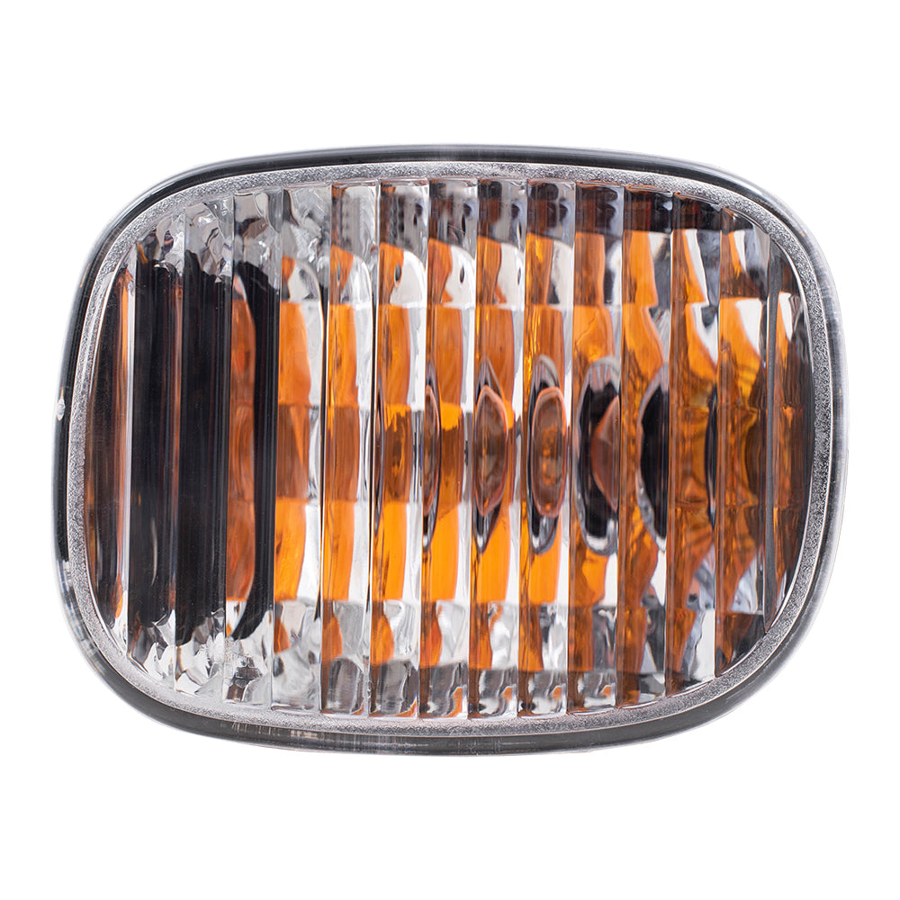 Brock Replacement Driver and Passenger Set Daytime Running Lights Compatible with 05-07 Terraza Relay Montana SV6 Uplander Van 15794332 15794333