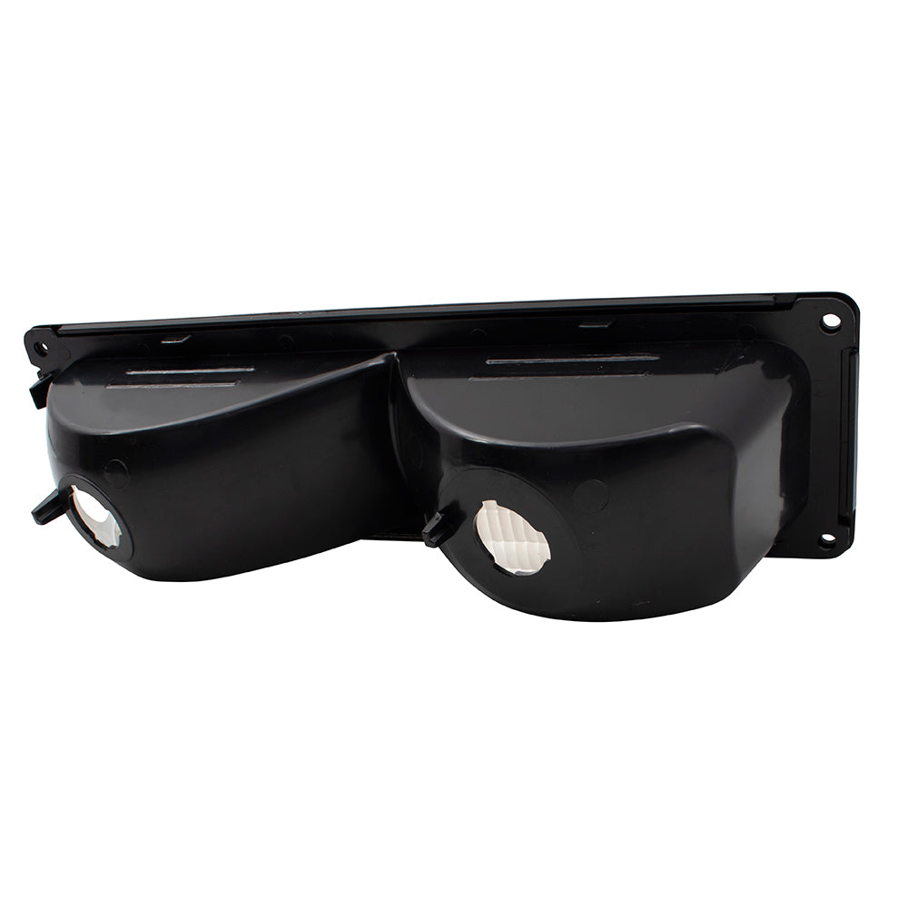 Brock Replacement Driver and Passenger Set Park Signal Front Marker Lights Compatible with 94-02 Tahoe C/K Pickup Suburban Yukon Blazer 5976837 5976838