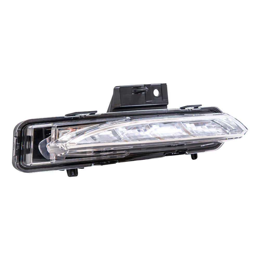 Brock Replacement Driver and Passenger Side LED Park Light Units Compatible with 2013-2017 Buick Enclave