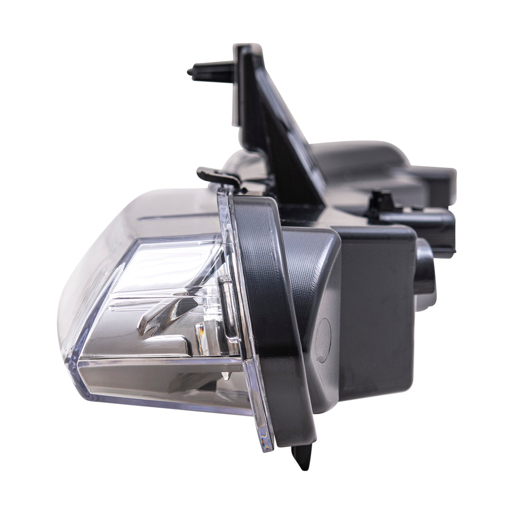 Brock Replacement Driver and Passenger Side LED Park Light Units Compatible with 2013-2017 Buick Enclave