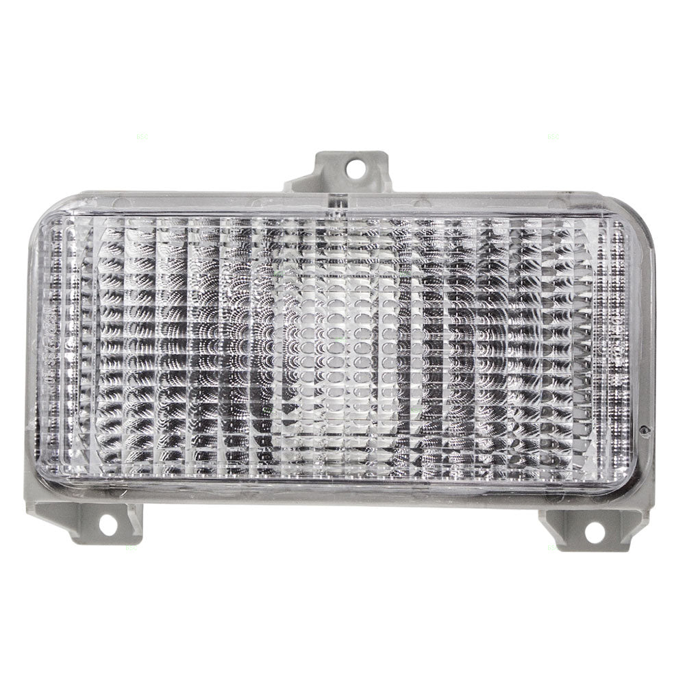 Brock Replacement Park Signal Front Marker Light Compatible with 1983-1991 G30 G1500 G2500 P2500 P40 Van 915910