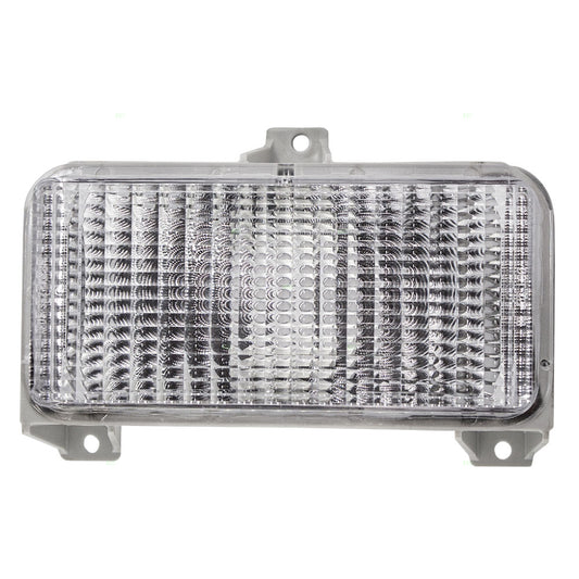 Brock Replacement Park Signal Front Marker Light Compatible with 1983-1991 G30 G1500 G2500 P2500 P40 Van 915910