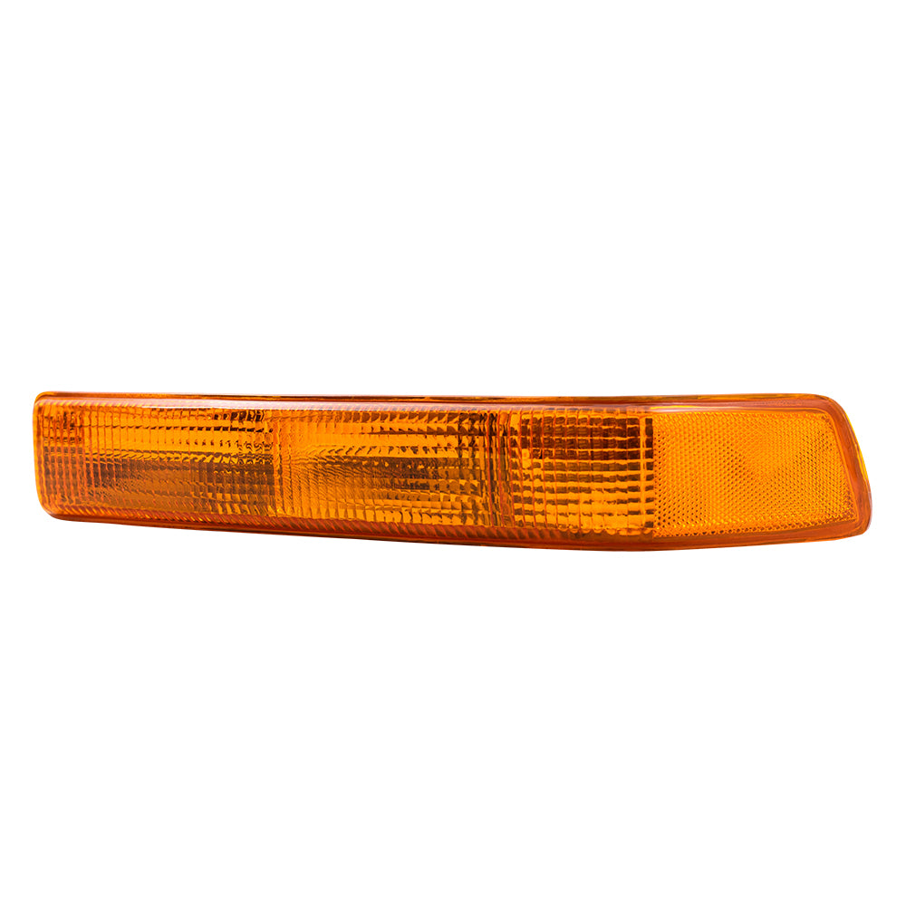 Brock Replacement Driver and Passenger Side Park/Signal Light Units without Fog Lights Compatible with 1998-2005 Blazer and 98-04 S10 15098267 15098268
