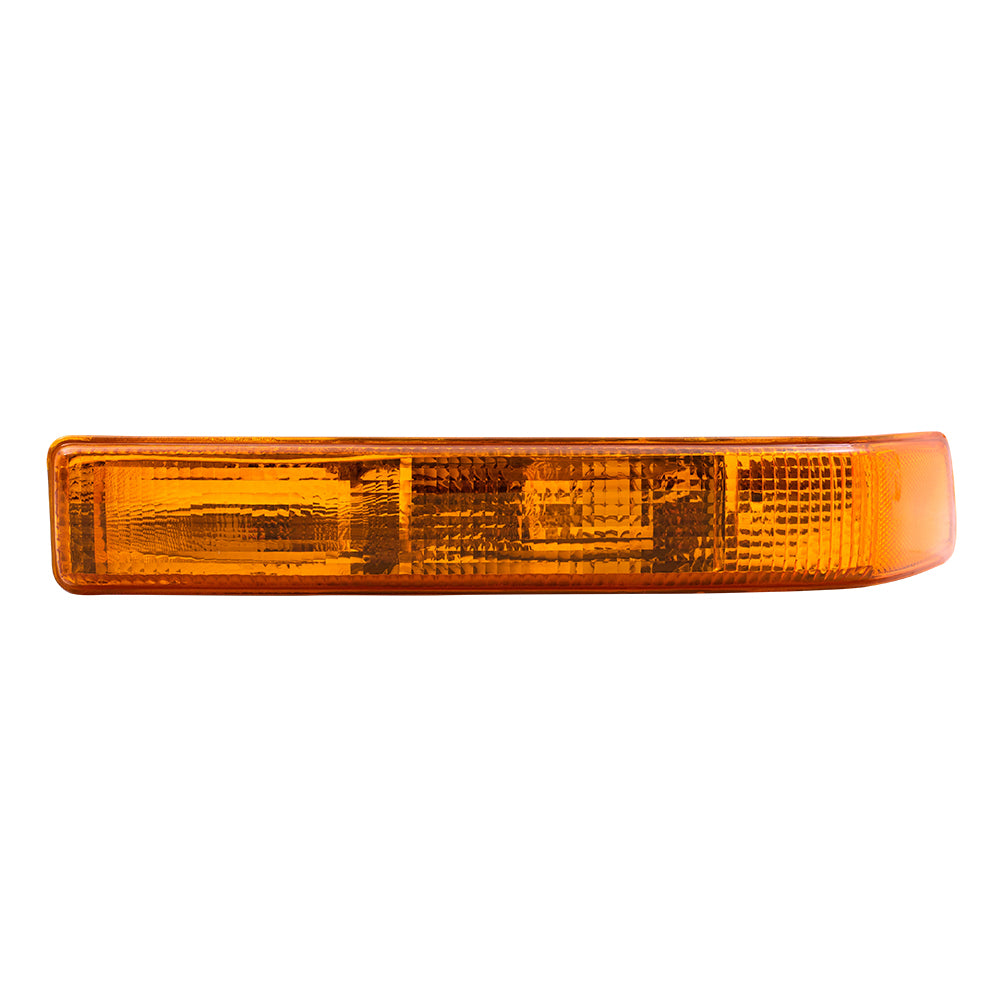 Brock Replacement Driver and Passenger Side Park/Signal Light Units without Fog Lights Compatible with 1998-2005 Blazer and 98-04 S10 15098267 15098268