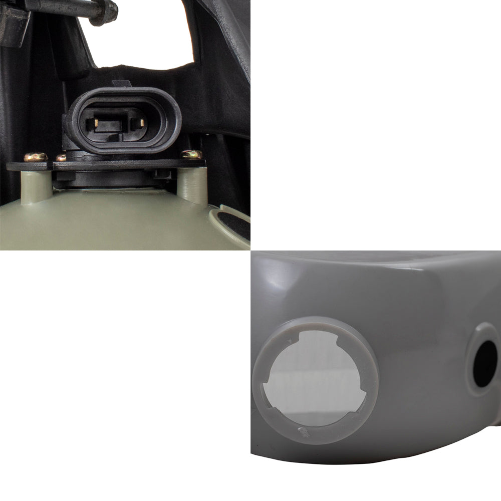 Driver Headlight with Side Signal Light Compatible with 1999-2002 Silverado Pickup Truck 16526133 15199558