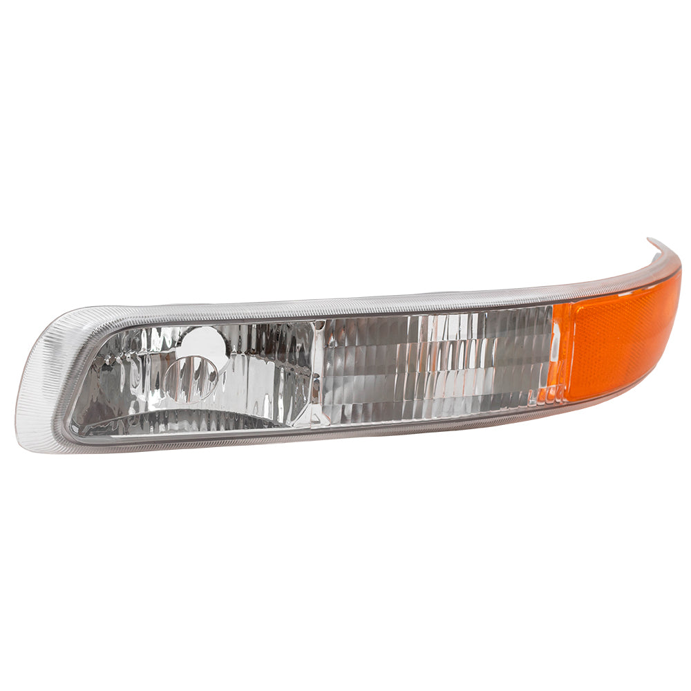 Brock Replacement Driver Park Signal Side Marker Light Compatible with 1999-2002 Silverado Pickup Truck SUV 15199558