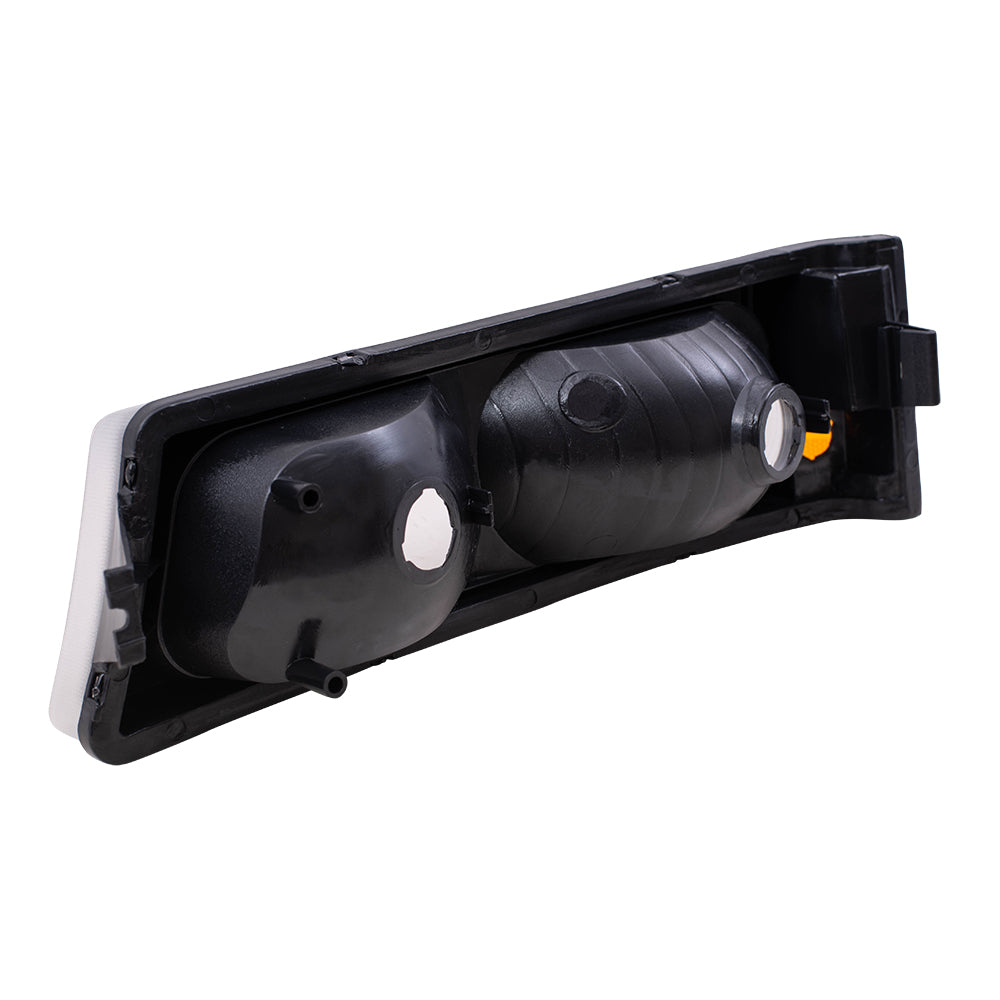 Brock Replacement Passenger Park Signal Front Marker Light Compatible with 2003-2006 Silverado Avalanche Pickup Truck 15199557