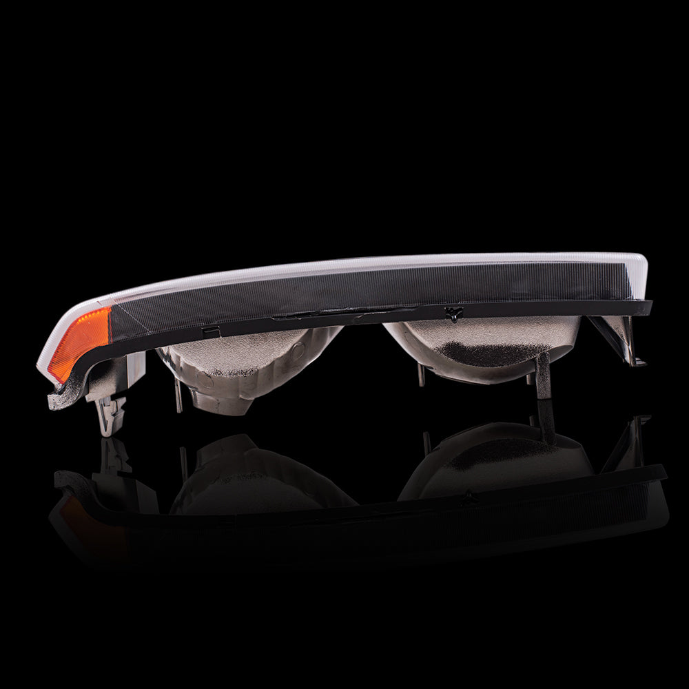 Brock Aftermarket Replacement Part Driver and Passenger Side Park Signal Marker Light Units Compatible with 2003-2006 Chevy Silverado