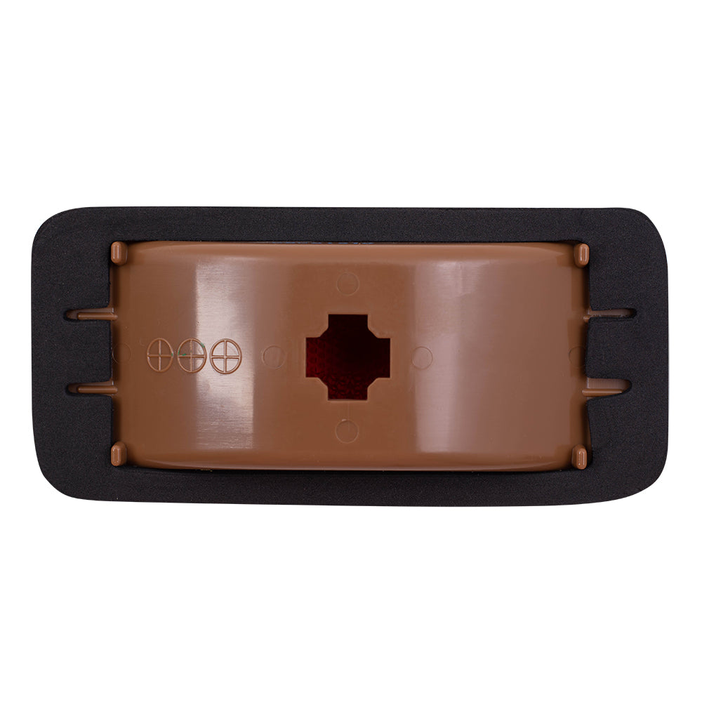 Brock Replacement Set Rear Signal Side Marker Lights Compatible with 1985-1996 G/P Van Early Design 5977809