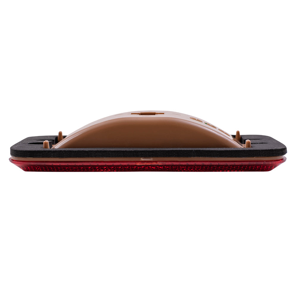 Brock Replacement Set Rear Signal Side Marker Lights Compatible with 1985-1996 G/P Van Early Design 5977809