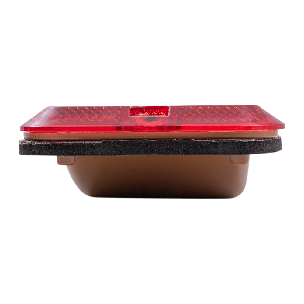 Brock Replacement Set Rear Signal Side Marker Lights Compatible with 1985-1996 G/P Van Early Design 5977809